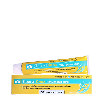 Долгитблок, гель 5 %+3 %, 50 г 