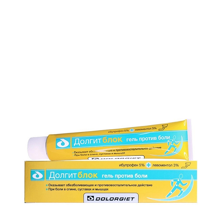 Долгитблок, гель 5 %+3 %, 50 г 