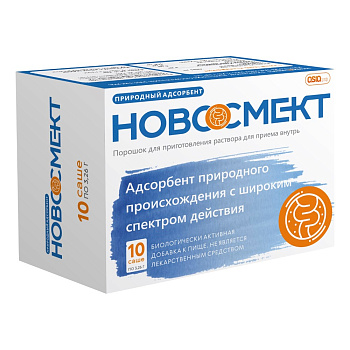 Сорбитерра Новосмект, порошок 3,26 г, саше-пакеты, 10 шт.