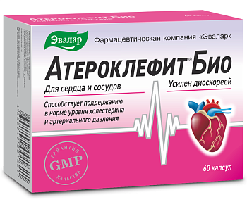 Атероклефит БИО, капсулы 250 мг, 60 шт.