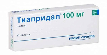 Тиапридал, таблетки 100 мг, 20 шт. 