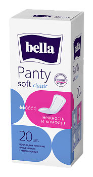 Прокладки Bella ежедневные Panty Soft Classic, 20 шт.
