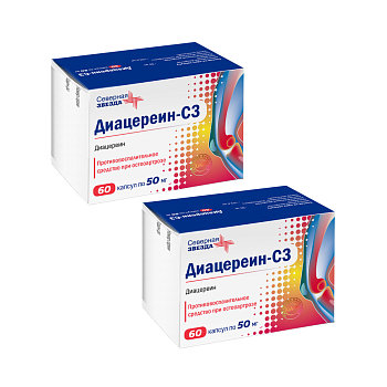 Набор 2уп Диацереин-СЗ капсулы 50мг 60шт 