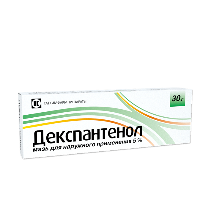 Декспантенол, мазь 5% 30 г, 1 шт. 