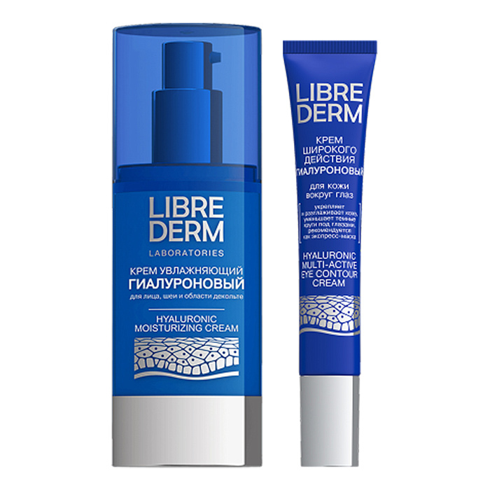 Набор Либридерм гиалур крем д/глаз 20мл и крем д/лица, 50мл