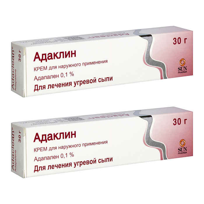 Набор 2уп Адаклин крем 0.1% 30г 