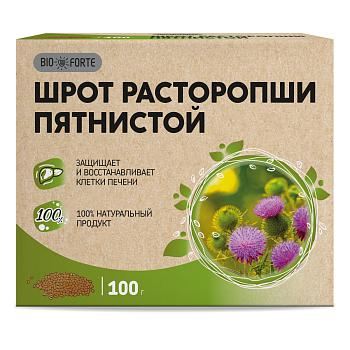Шрот расторопши BioForte 100 г, 1 шт.