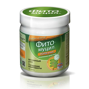 Фитомуцил Норм Плюс, порошок 180 г, 1 шт.