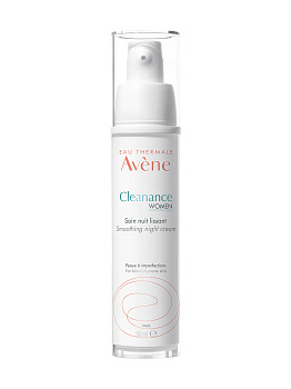 Avene Cleanance Women, крем разглаживающий ночной, 30 мл