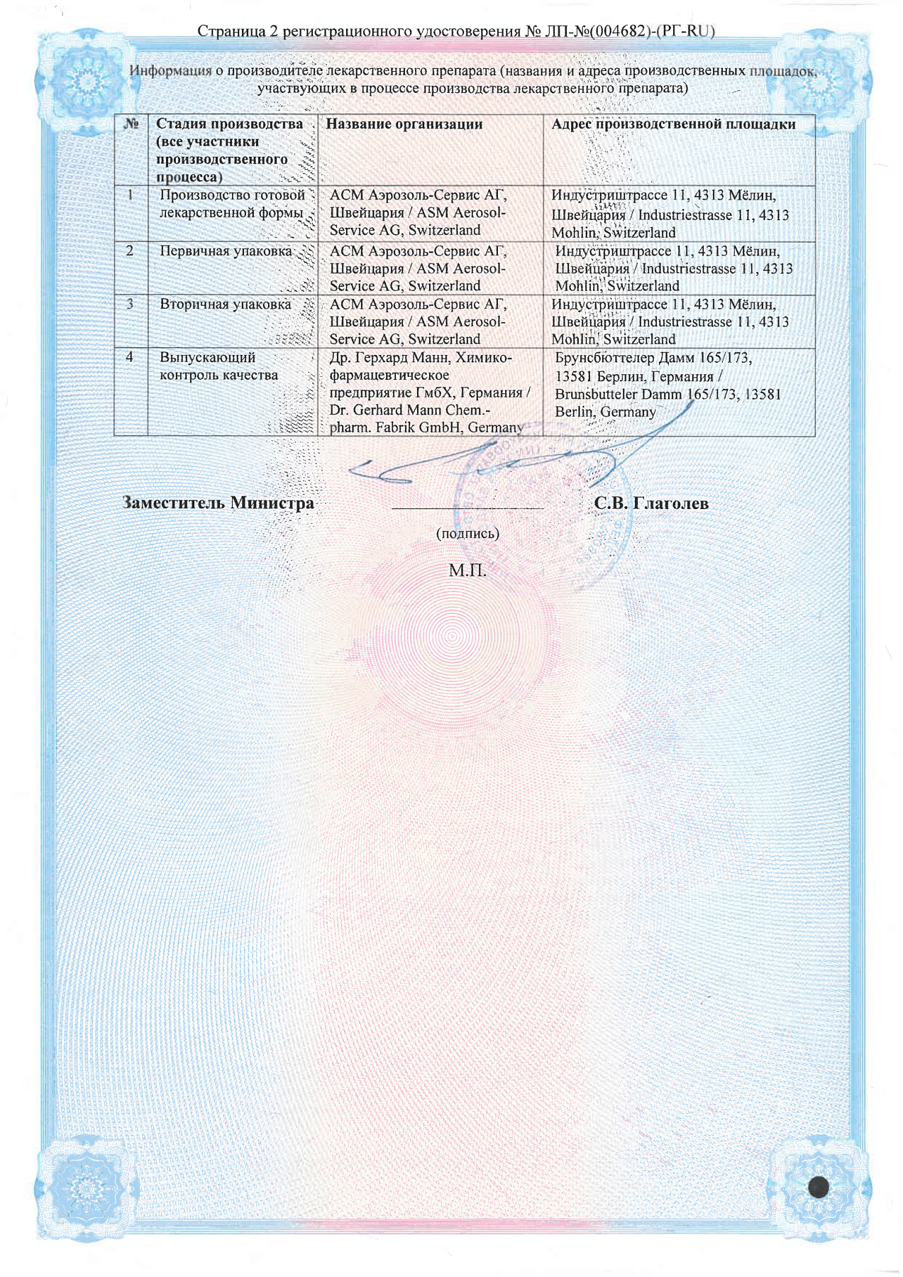 Сертификат на Пантенолспрей, аэрозоль 4.63%, 130 г