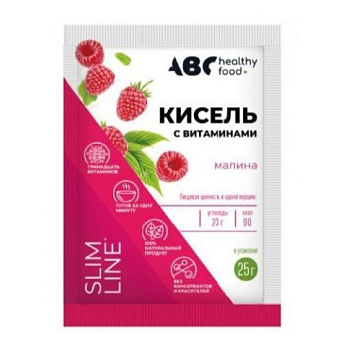 АВС Хэлси фуд Витошка кисель детский витамины-кальций (малина) 25 г, 1 шт.