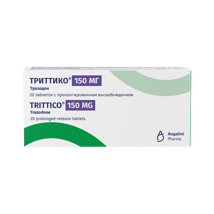 Триттико, таблетки пролонгированного действия 150 мг, 20 шт. 
