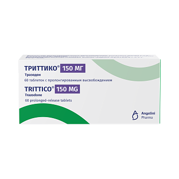 Триттико, таблетки с пролонгированным высвобождением 150 мг, 60 шт. 