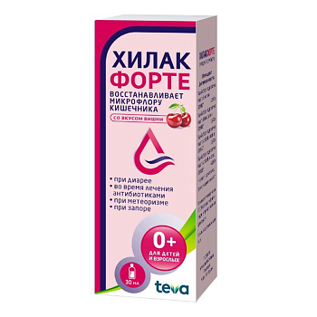 Хилак форте, капли, 30 мл 