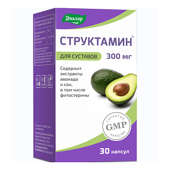 Структамин, капсулы по 1,3 г, 30 шт.