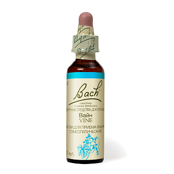 Капли Баха Вайн №32, капли гомеопатические флакон, 10 мл 