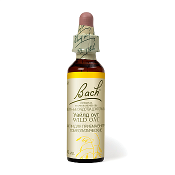 Капли Баха Уайлд Оут №36, капли гомеопатические флакон, 10 мл 