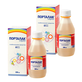 Набор 2уп Порталак сироп 667 мг/мл 250 мл 