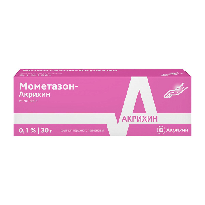 Мометазон-Акрихин, крем 0.1%, 30 г 