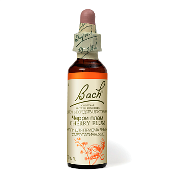 Капли Баха Черри Плам №6, капли гомеопатические флакон, 10 мл 