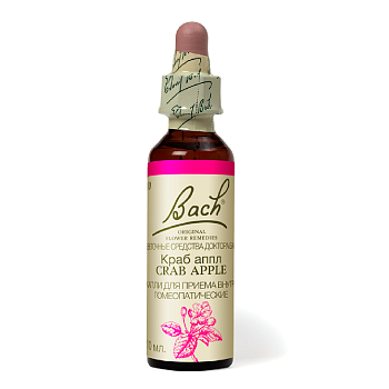 Капли Баха Краб аппл №10, капли гомеопатические флакон, 10 мл 