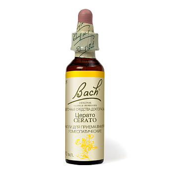 Капли Баха Церато №5, капли гомеопатические флакон, 10 мл 