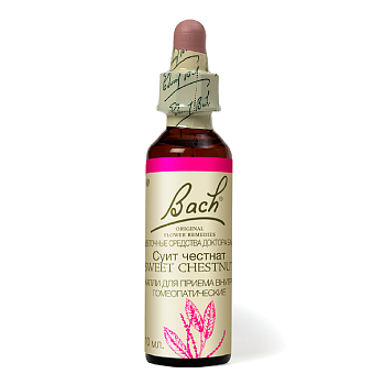 Капли Баха Суит честнат №30, капли гомеопатические флакон, 10 мл 