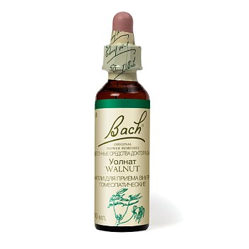 Капли Баха Уолнат №33, капли гомеопатические флакон, 10 мл 