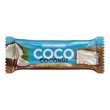 Snaq Fabriq батончик глазированный (кокос) 40 г, 30 шт.