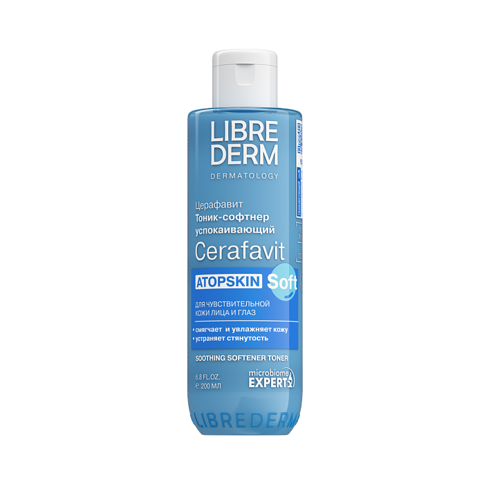 Librederm Cerafavit тоник-софтнер д/чув кожи лица и глаз успок 200 мл х1