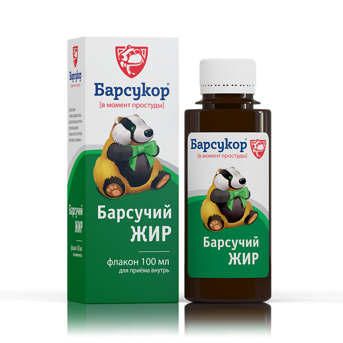 Барсукор Барсучий жир, 100 мл