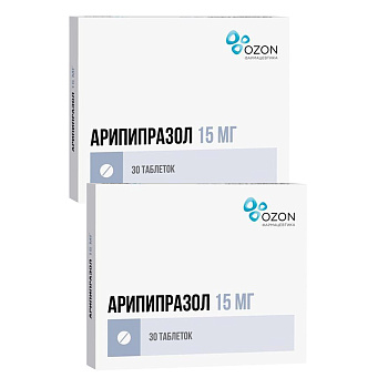 Набор 2уп Арипипразол таблетки 15мг 30шт 