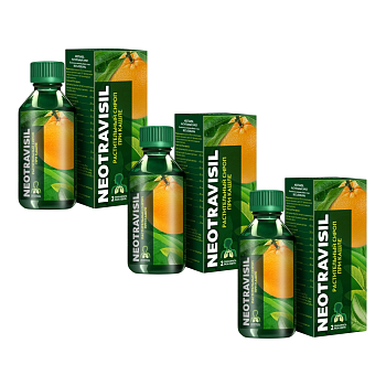 Набор 3уп Неотрависил сироп со вкусом апельсина 100мл