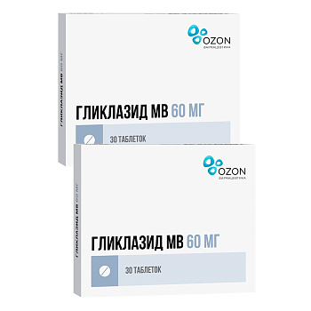 Набор 2уп Гликлазид МВ табл с модифиц высвоб 60мг 30шт 