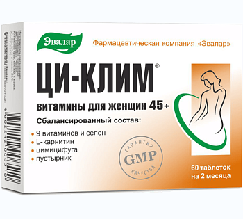Ци-Клим витамины для женщин 45+, таблетки, 60 шт.