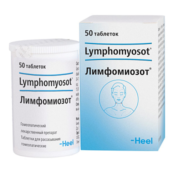 Лимфомиозот, таблетки для рассасывания гомеопатические, 50 шт. 