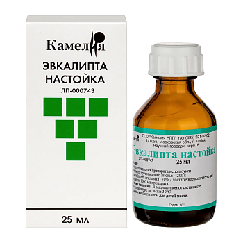 Эвкалипт настойка,  флакон, 25 мл 