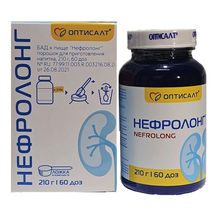 Нефролонг, порошок 210 г (60 доз), 1 шт.