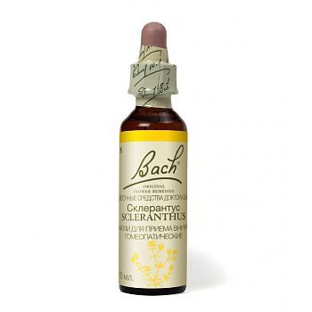 Капли Баха Склерантус №28, капли гомеопатические флакон, 10 мл 