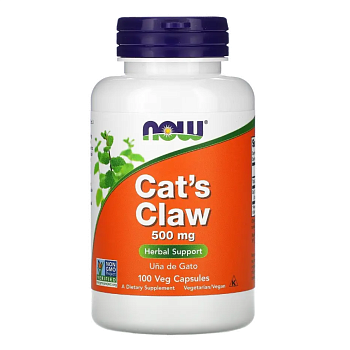 NOW Кошачий коготь, капсулы 619 мг, 100 шт.