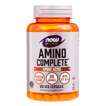 NOW Аминокомплекс, капсулы, 120 шт.
