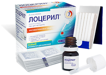 Лоцерил, лак 5%, 5 мл 