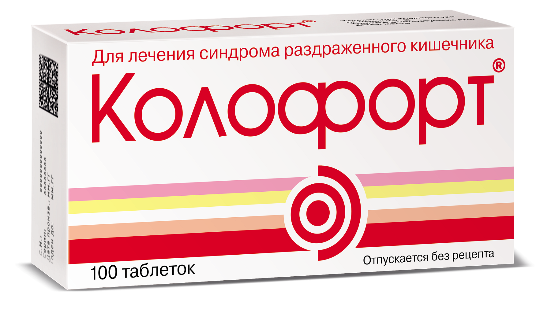 Упаковка препарата Колофорт, таблетки для рассасывания, 100 шт.