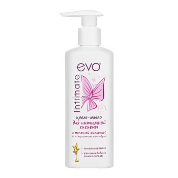 EVO крем-мыло для интимной гигиены 200 мл, 1 шт.