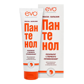 EVO Пантенол маска-бальзам для ослабленных, поврежденных, сухих и окрашенных волос 150 мл, 1 шт.