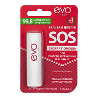 Фото EVO SOS бальзам для губ Скорая помощь 2.8 г, 1 шт.