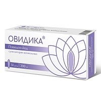 Фото Овидика, суппозитории вагинальные 200 мг, 14 шт.