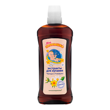 Мое солнышко Баю-Баюшки, экстракты для купания череда и ромашка, 475 мл