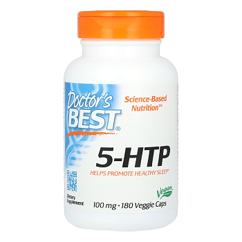 Doctors Best 5-HTP с фолиевой кислотой, капсулы 100 мг, 180 шт.
