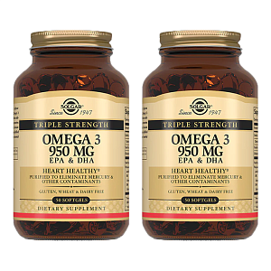 Фото Солгар Тройная Омега-3